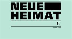 Desktop Screenshot of neueheimat.com