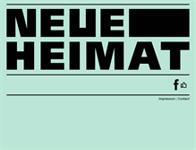 Tablet Screenshot of neueheimat.com